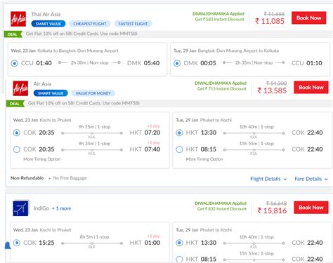Compare cheap Johannesburg to Thailand flight deals from over 1,000 providers. Then choose the cheapest plane tickets or fastest journeys. Flight tickets to Thailand start from £259 one-way. Flex your dates to secure the best fares for your Johannesburg to Thailand ticket. If your travel dates are flexible, use Skyscanner's "Whole month" tool ...
